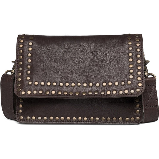 Envelope Style Crossbody Bag Vintage Brown