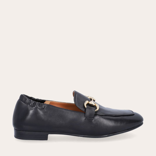 Classic Loafer in Nappa Leather Black/Gold