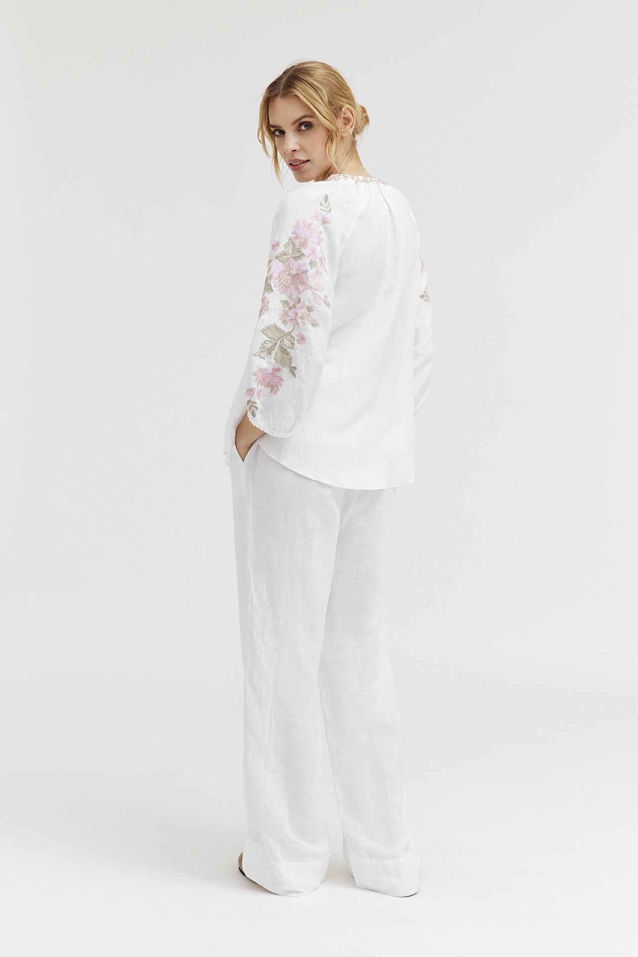 Annsofie Linen Shirt White