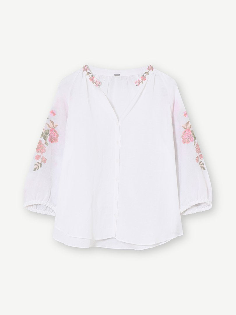 Annsofie Linen Shirt White
