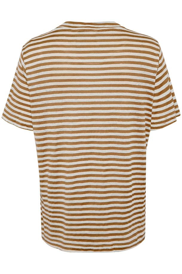 LisaMW Linen Striped T-Shirt