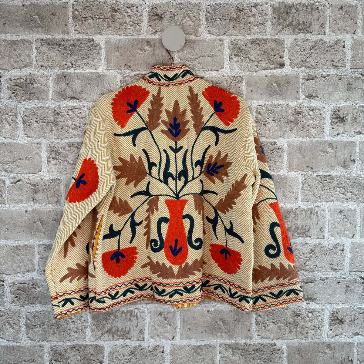 AMA Embroidered Short Jacket - One Size