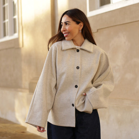 TyraDE Jacket Ivory Melange