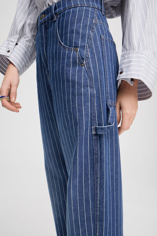 Shimo Cargo Denim Trouser Indigo