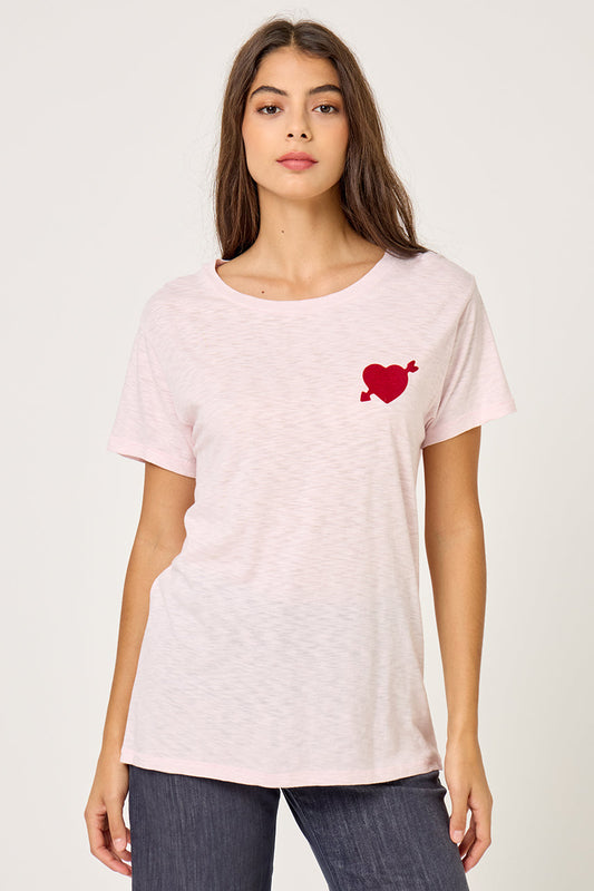 Heart T-shirt TSH2501 Pink