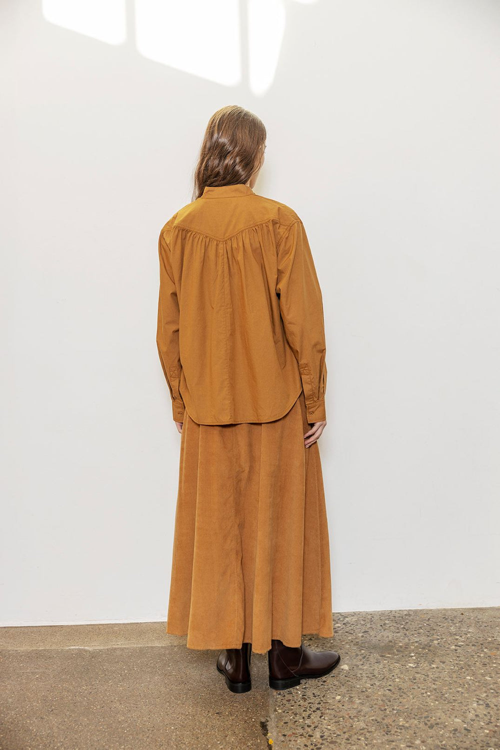 Helen Cotton Blouse Bronze