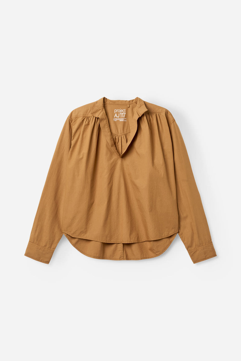 Helen Cotton Blouse Bronze