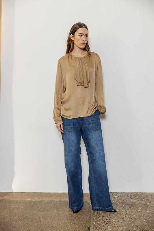 Ravenna Viscose/Silk Blouse