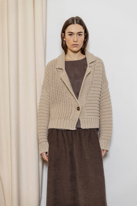 Sting Chunky Knit Cardigan