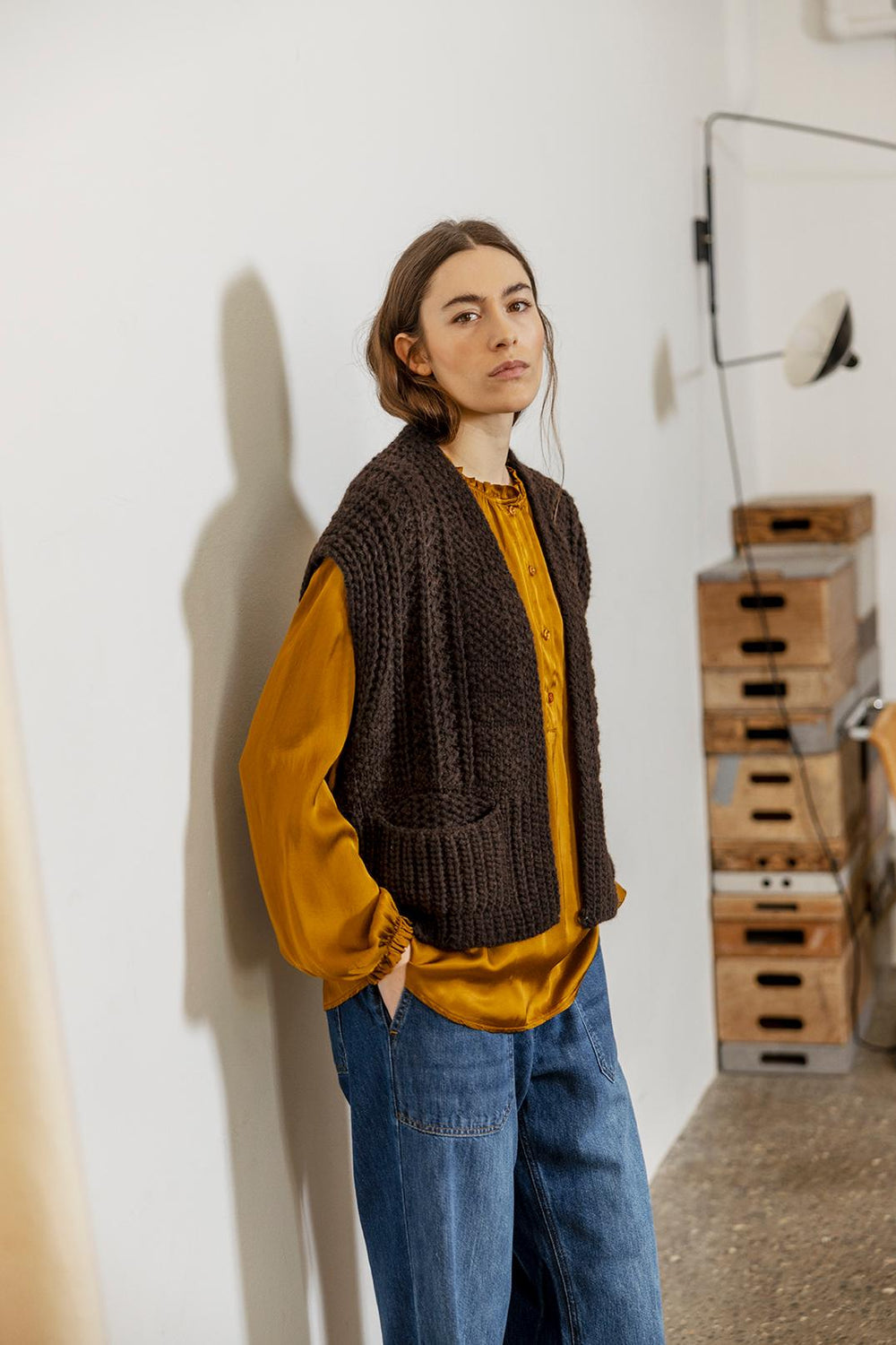 Susie Chunky Knitted Vest