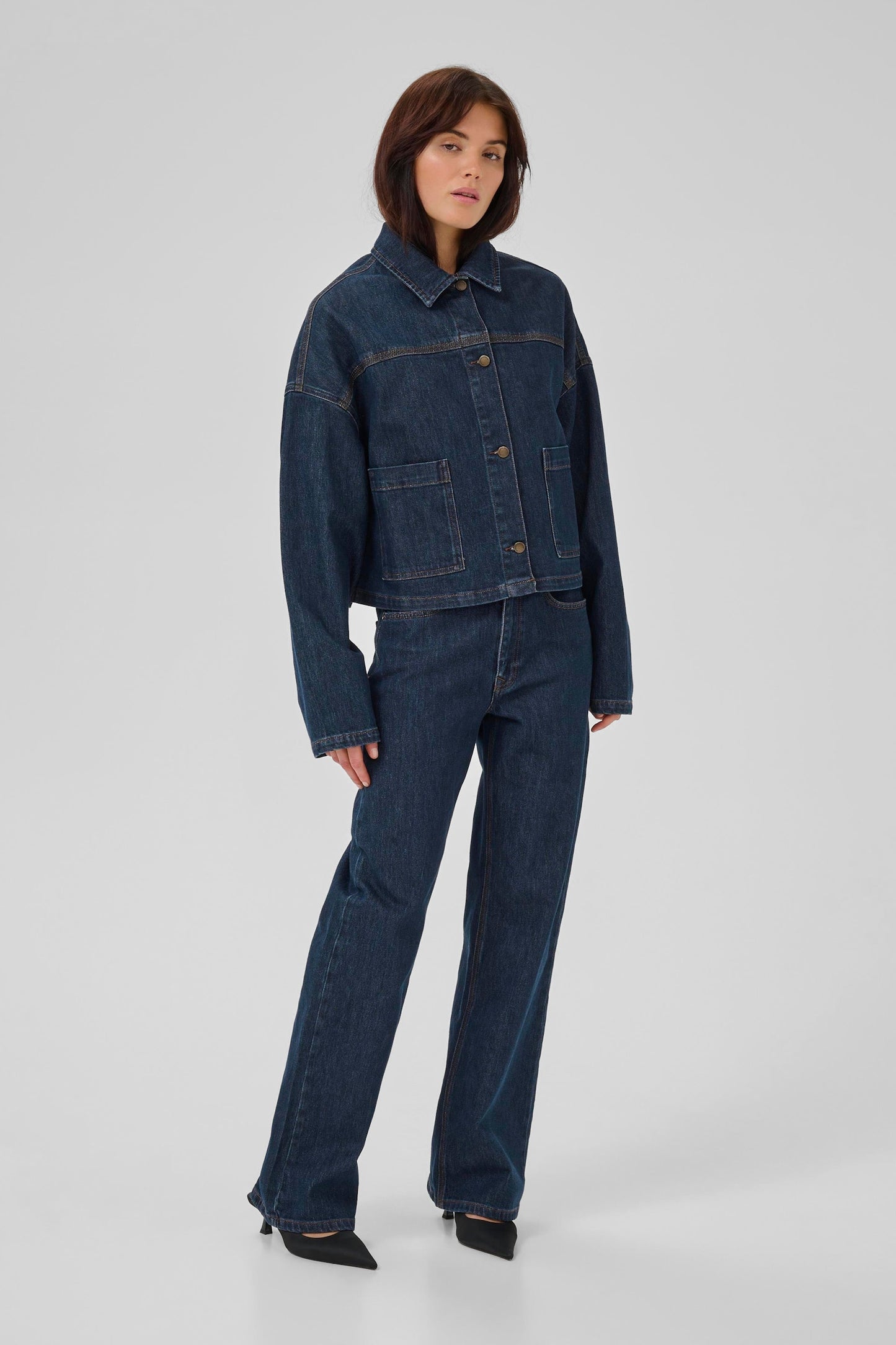 MWMalle 139 Deco Denim Jacket Dark Blue