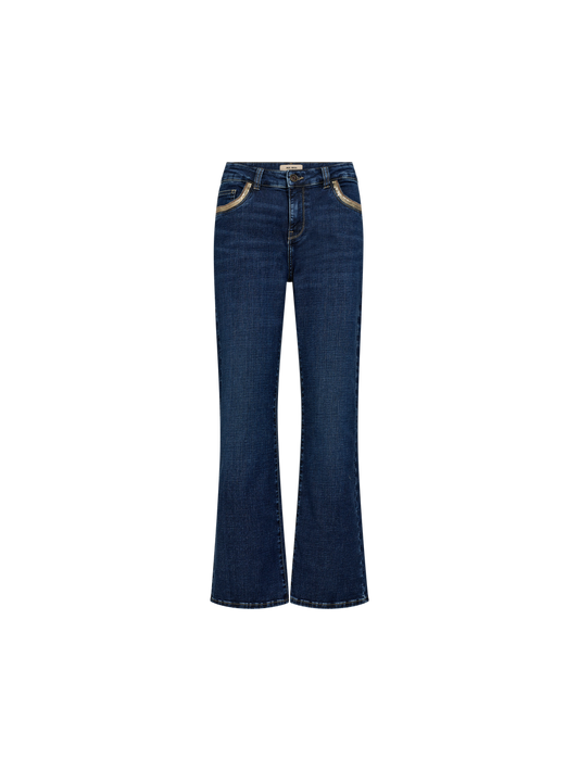 MMCecilia Perla Ankle Jeans Dark Blue