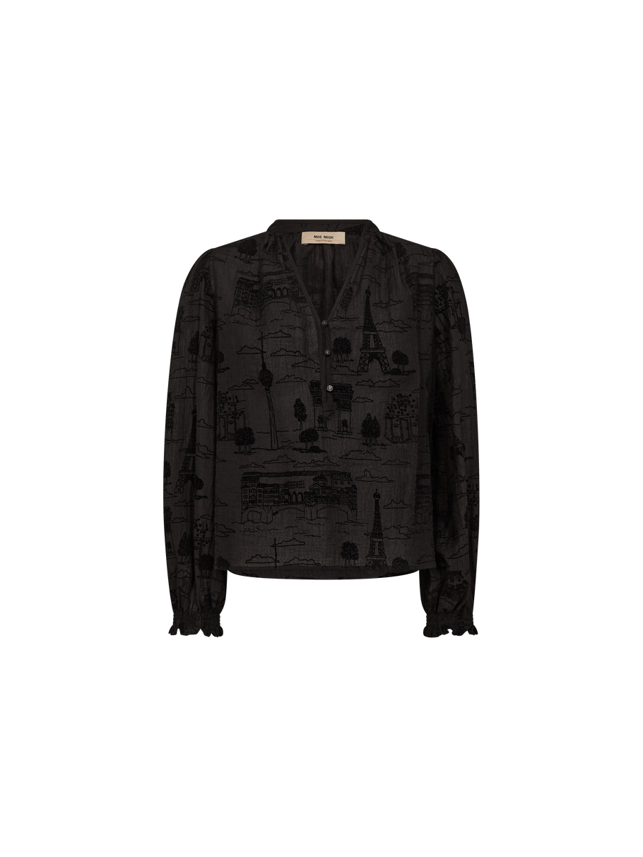 MMTazzin Tale Light Blouse Black