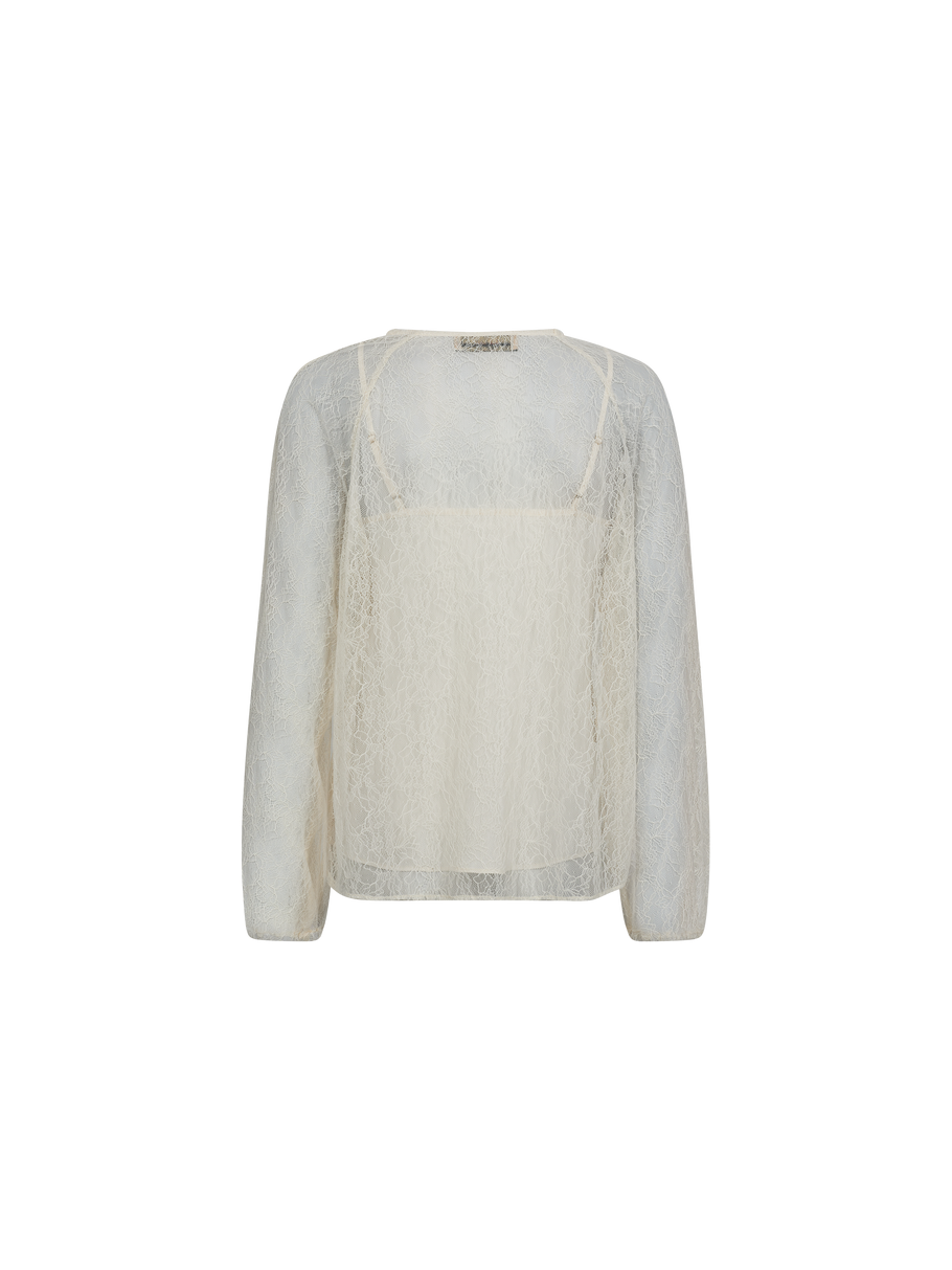 MMEika Lace Blouse Ecru