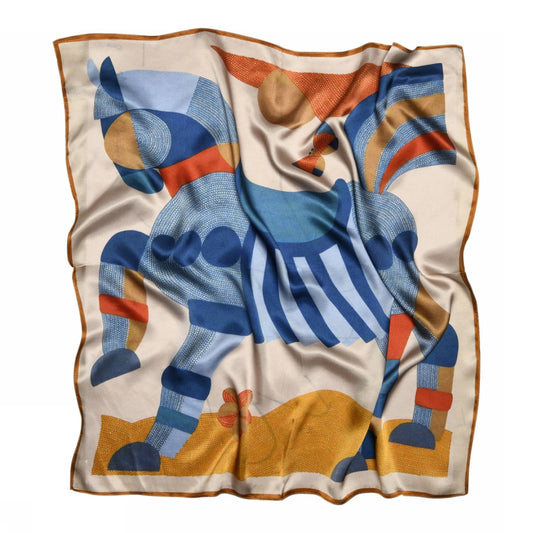 Dakota Silk Scarf Golden Nugget