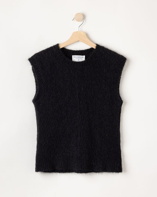 Tindra Knitted Vest Top Black