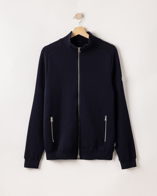 Mens - Reinhold Full Zip Jumper Navy