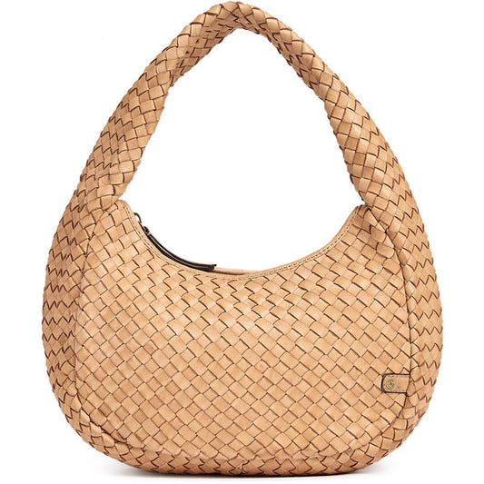 16462 - Woven Shoulder Bag Sand