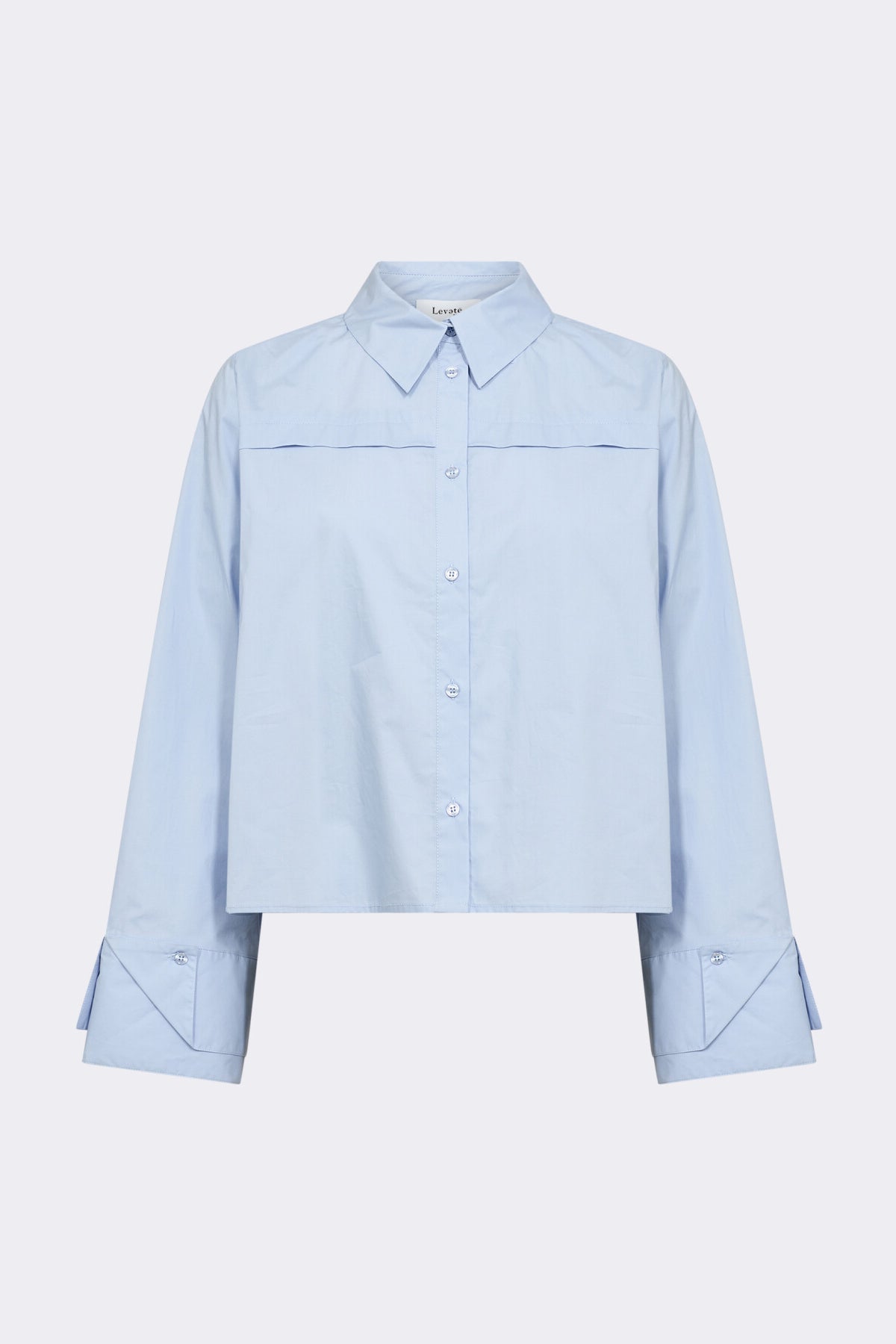 LR-Kia 4 Organic Cotton Boxy Shirt Light Blue