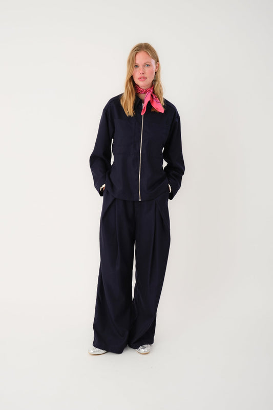 KhaiLL Full Zip Jacket Dark Navy