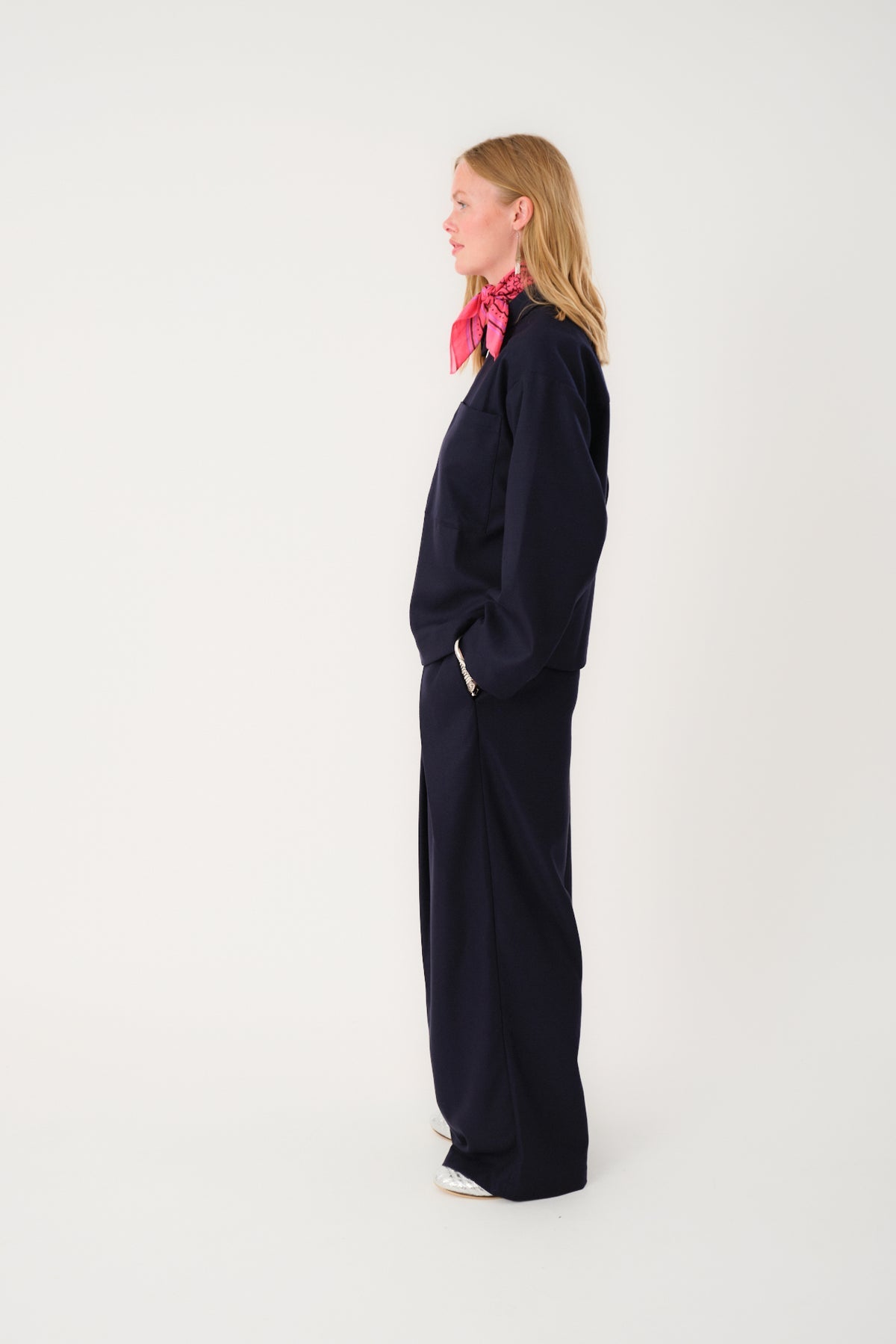 KhaiLL Full Zip Jacket Dark Navy