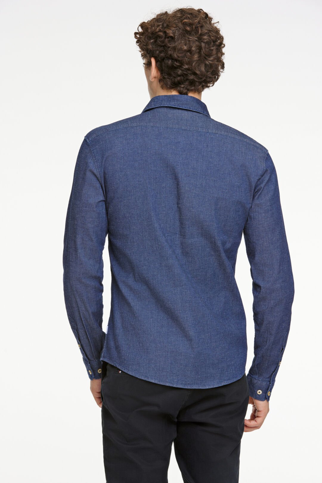 Mens - Relaxed Fit Shirt Dark Blue