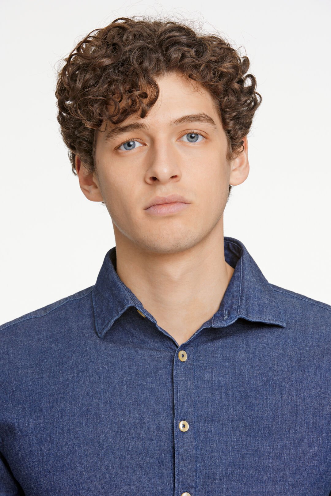 Mens - Relaxed Fit Shirt Dark Blue
