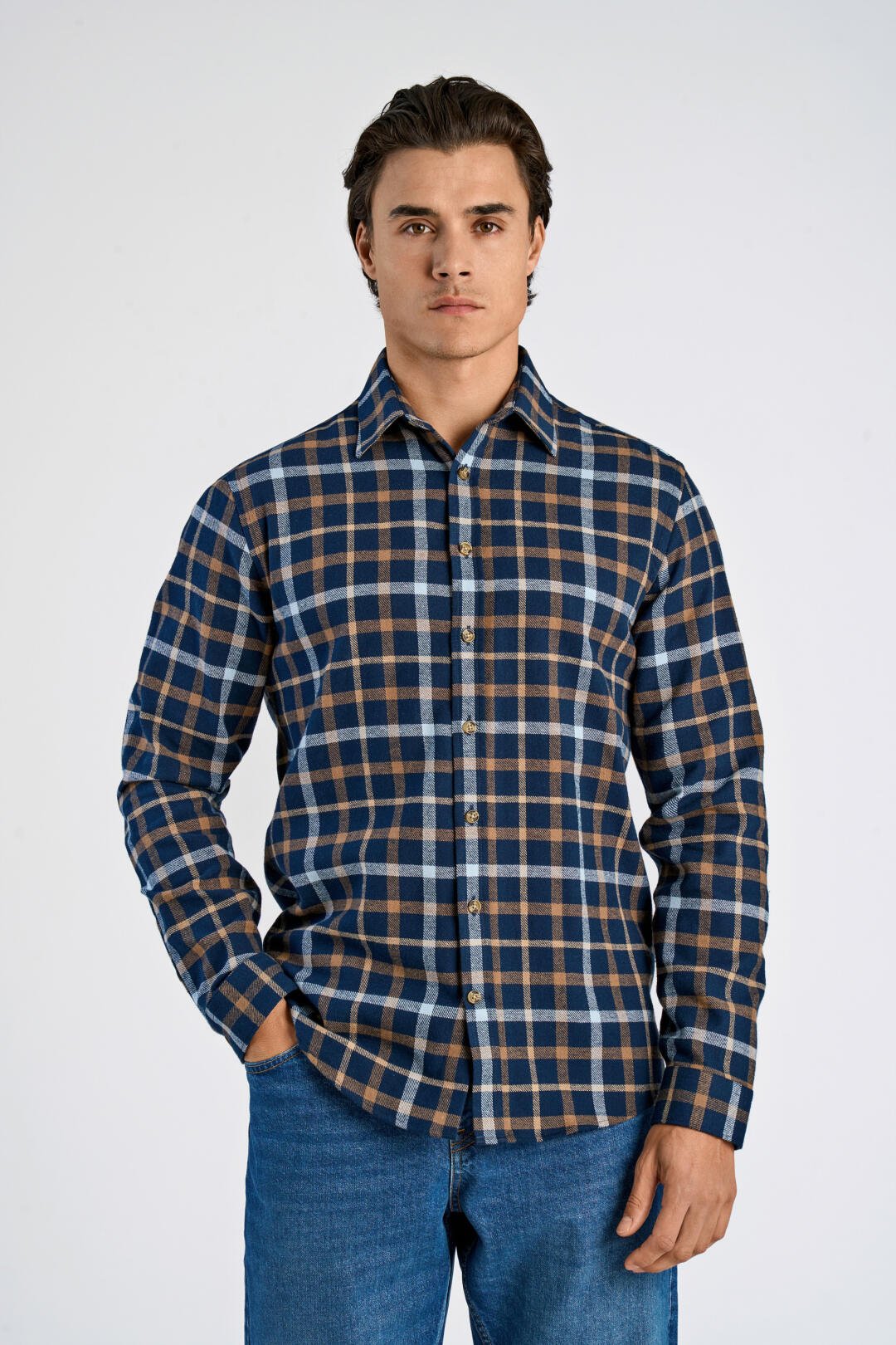 Mens - Checked Shirt