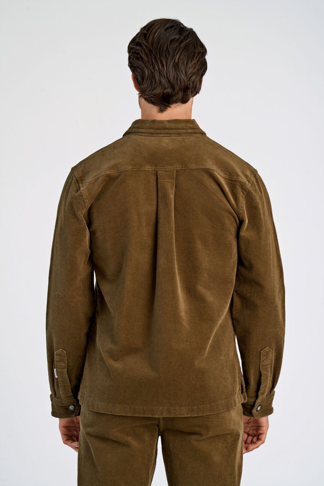 Mens - Corduroy Shirt Jacket Sand