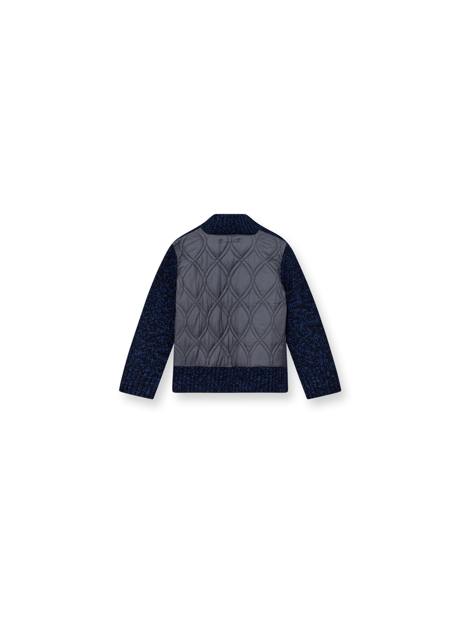 MMHGrace Quilt Knit Jumper Sky Captain