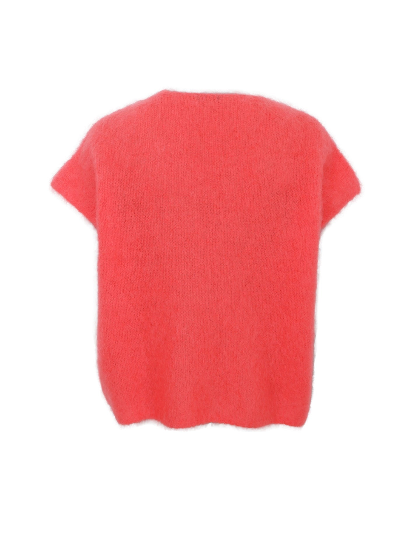 BCBjoerk Knitted V-Neck Vest Coral
