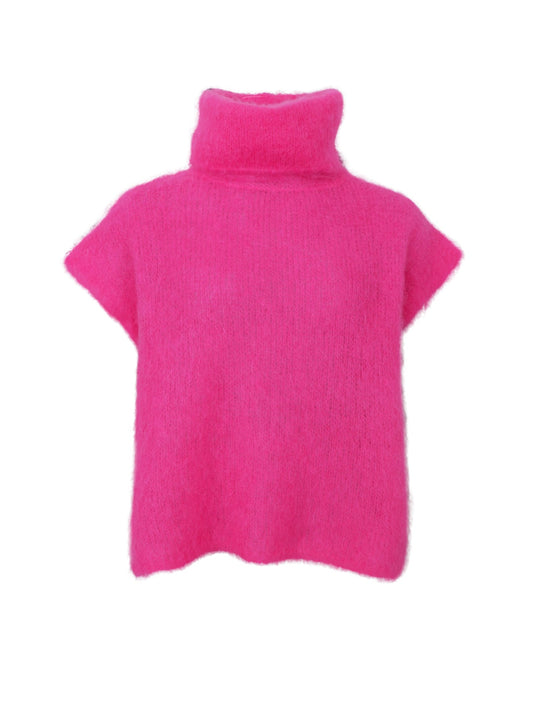 BCBjoerk Rollneck Vest Pink