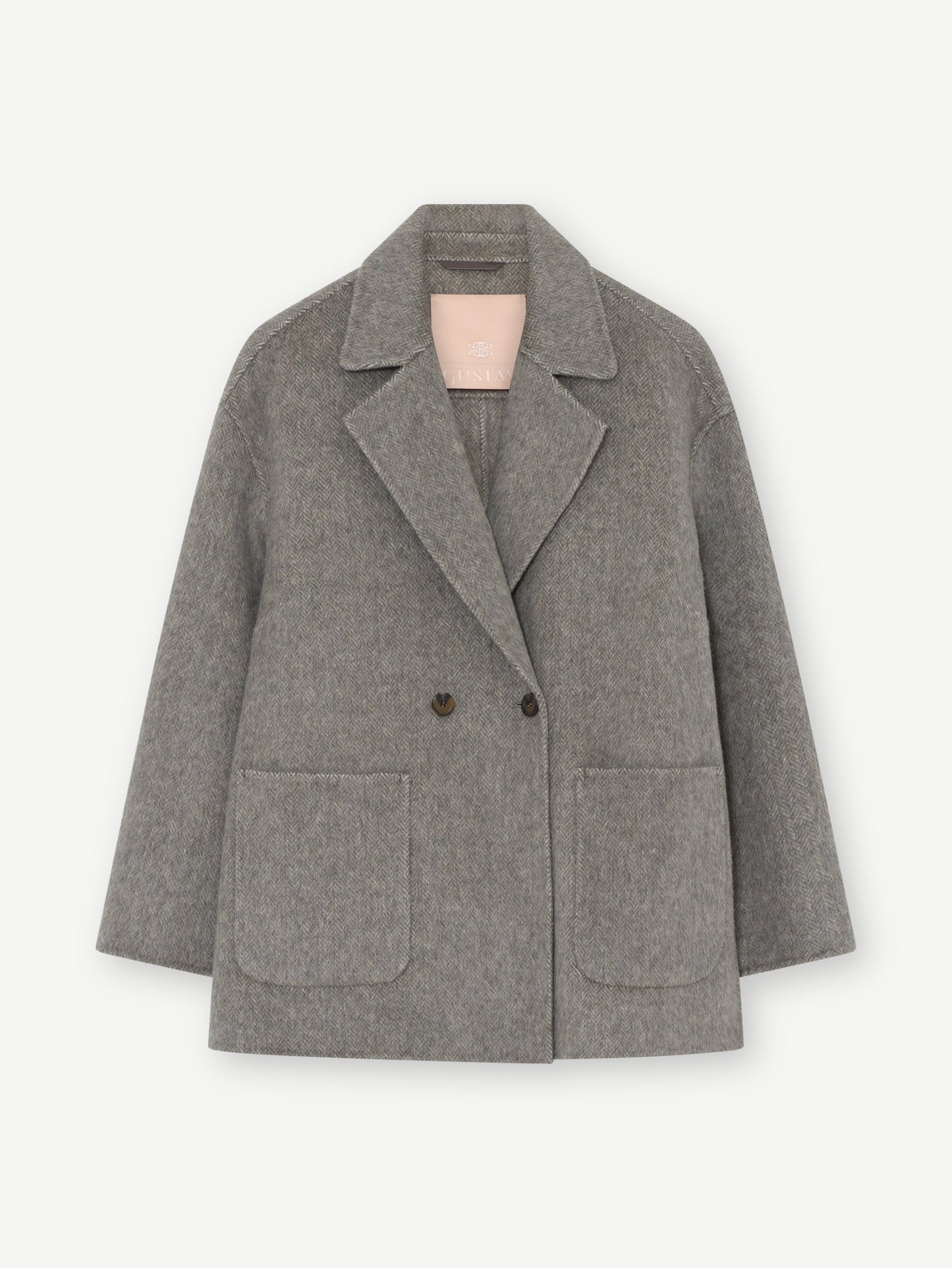 Elia Wool Coat Light Brown Melange