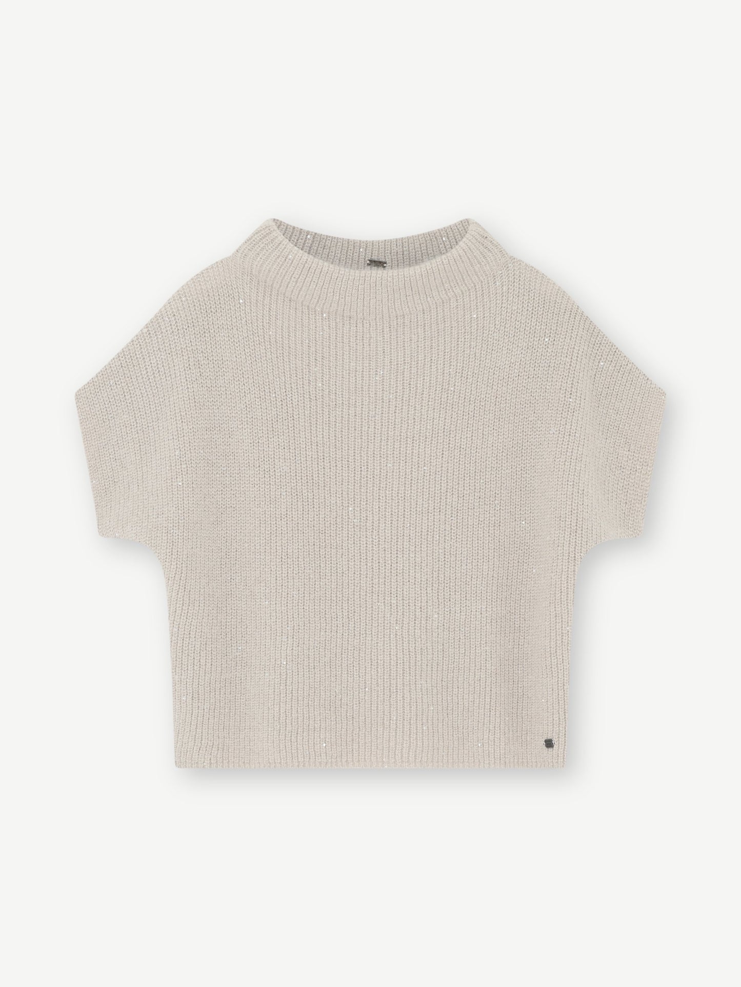 Coya Knitted Cape Jumper Oatmeal