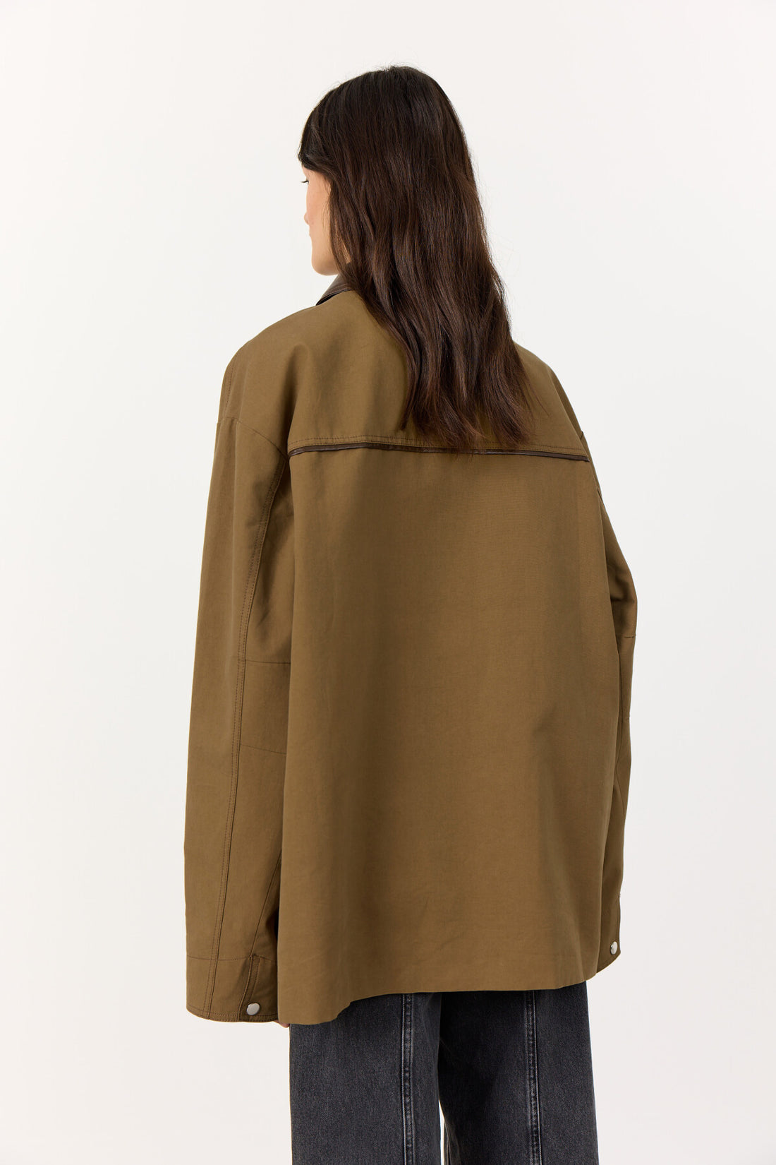 LR-Maggie 1 Cotton Coat Dark Green