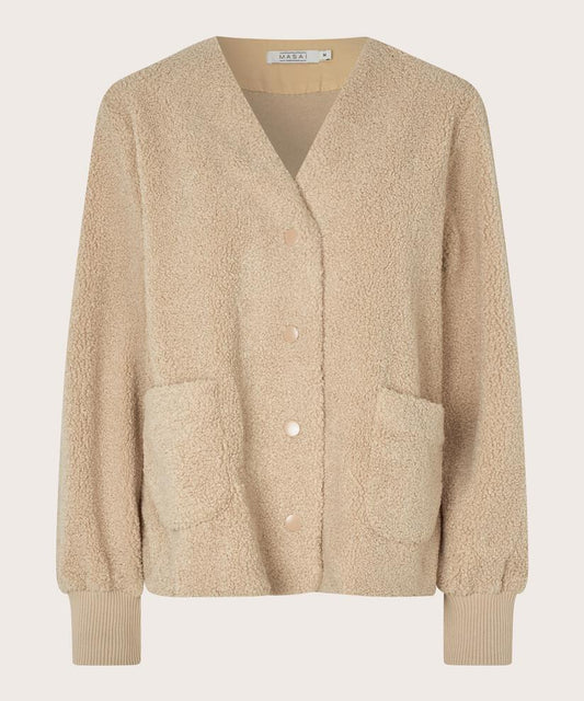 MaJunte Teddybear Jacket Fog
