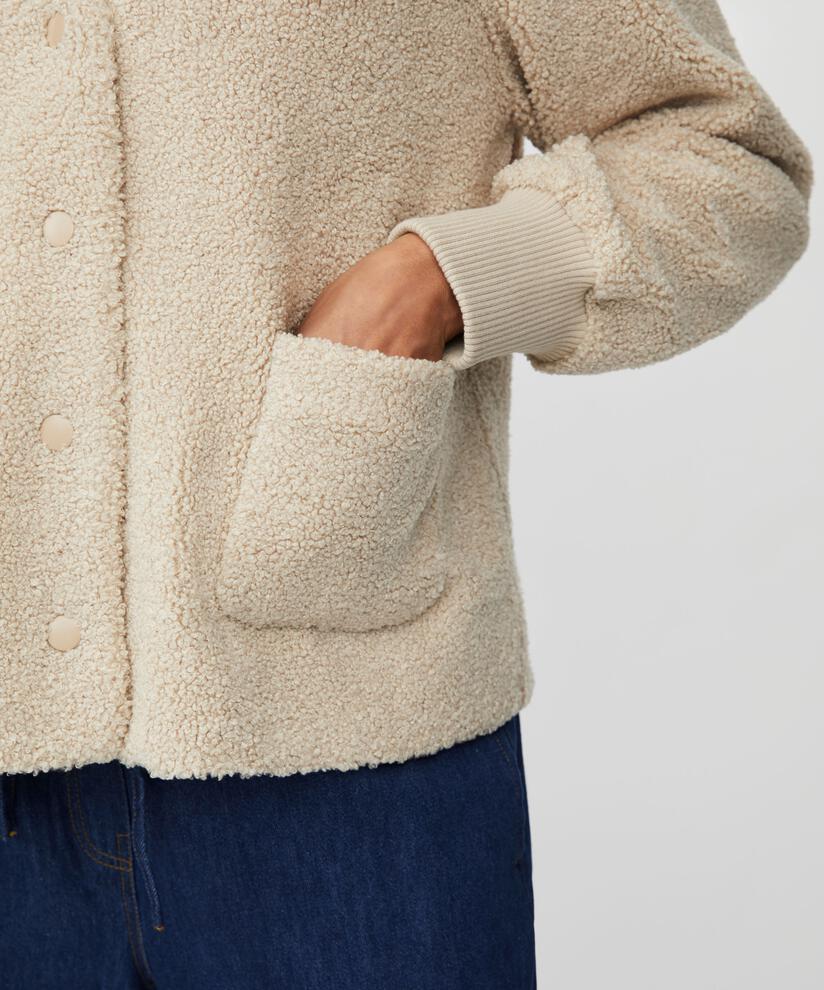 MaJunte Teddybear Jacket Fog