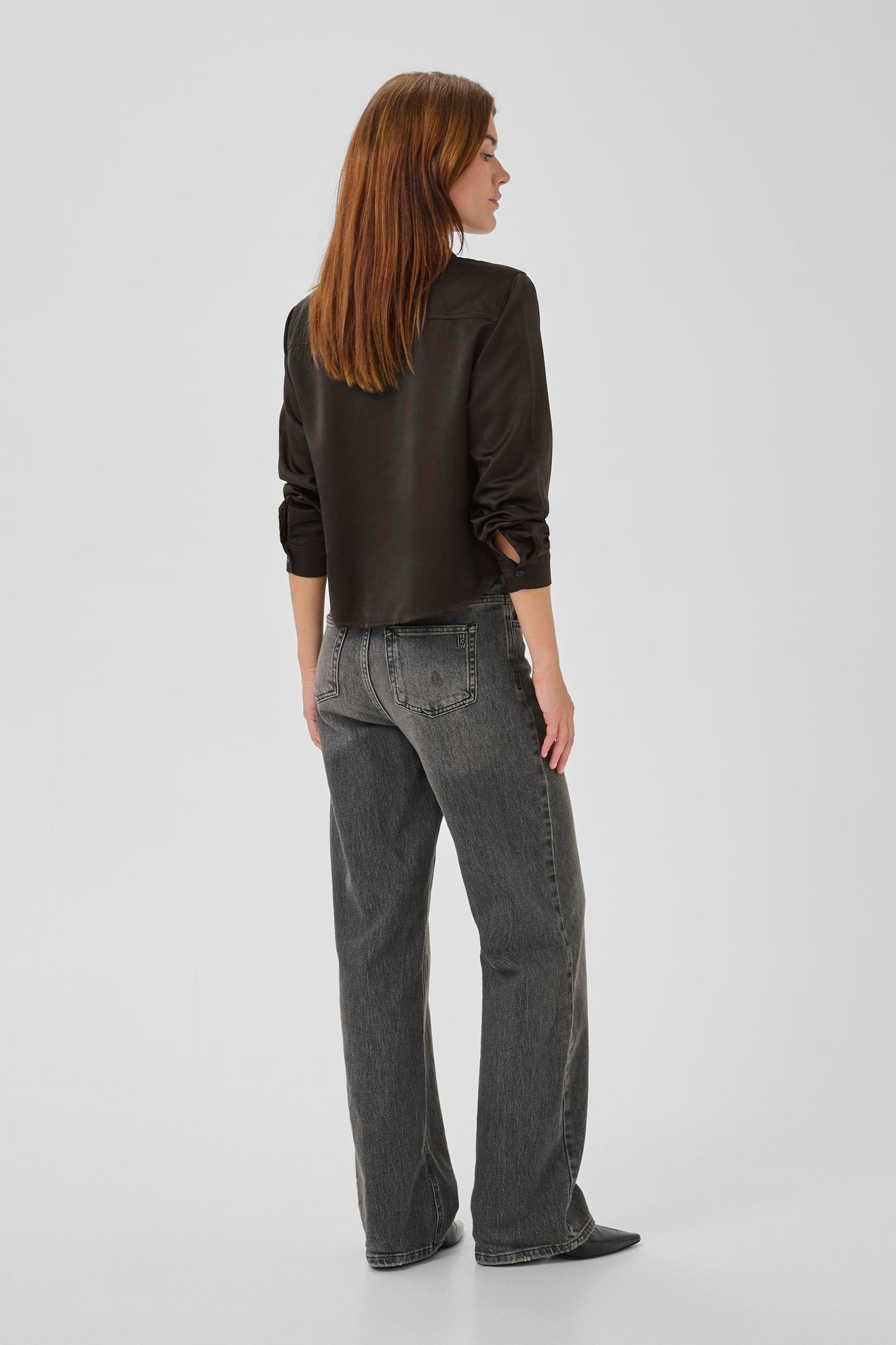 EstelleMW Viscose Short Shirt Espresson