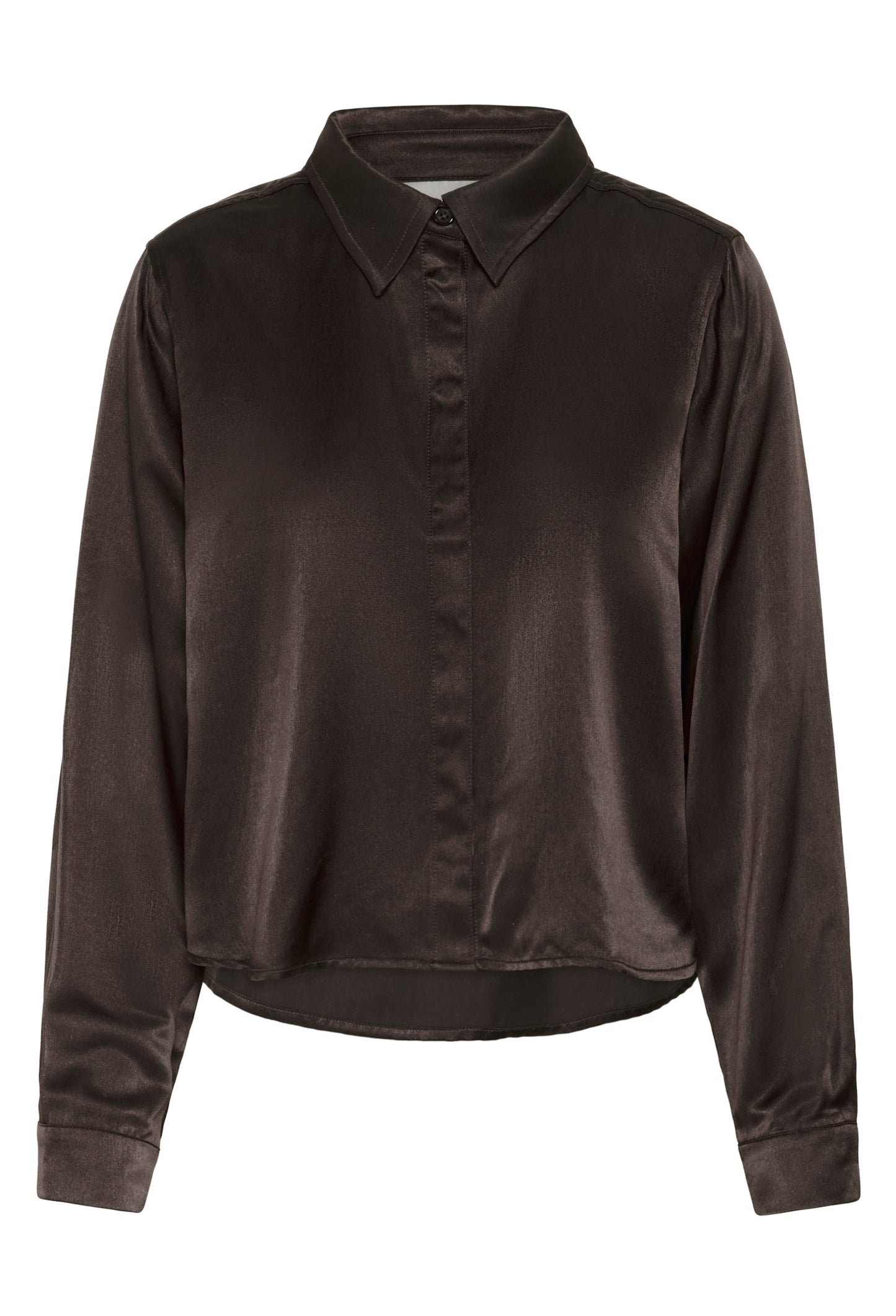 EstelleMW Viscose Short Shirt Espresson