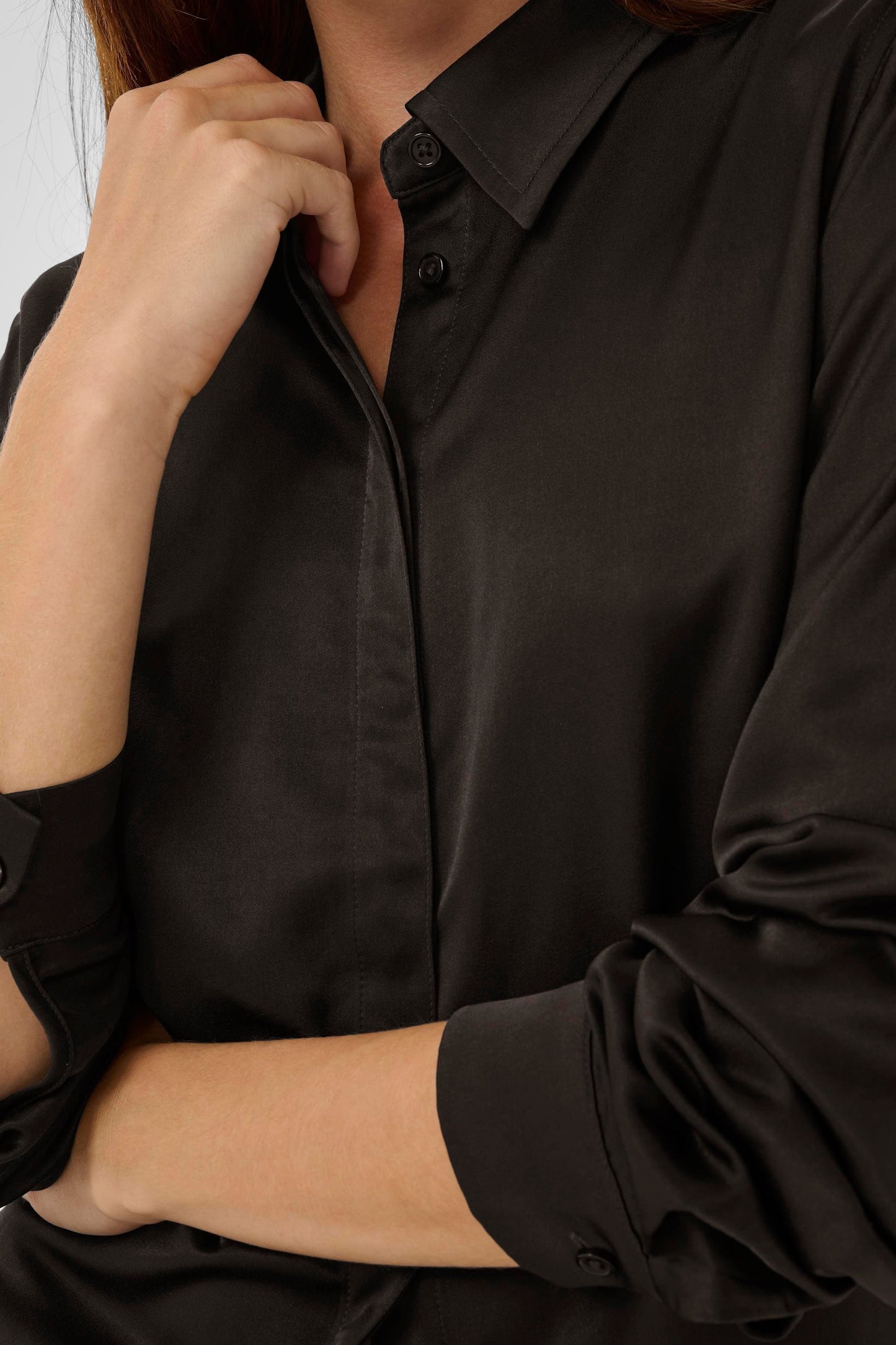 EstelleMW Viscose Short Shirt Espresson