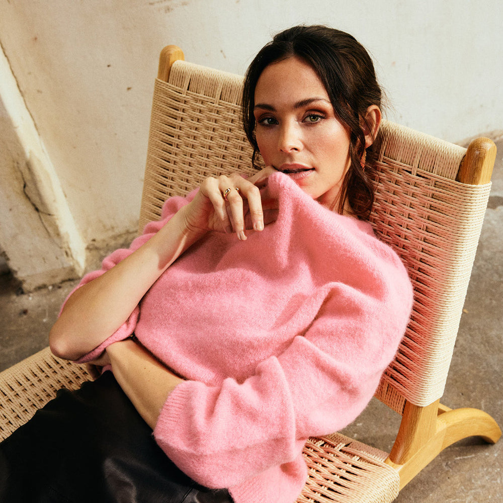 SarahDe Alpaca O-Neck Jumper