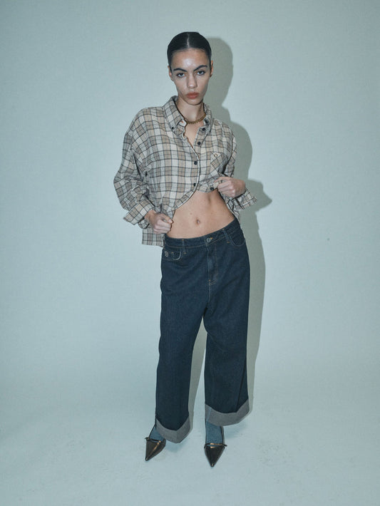 MMHMirror Check Shirt Foxtrot