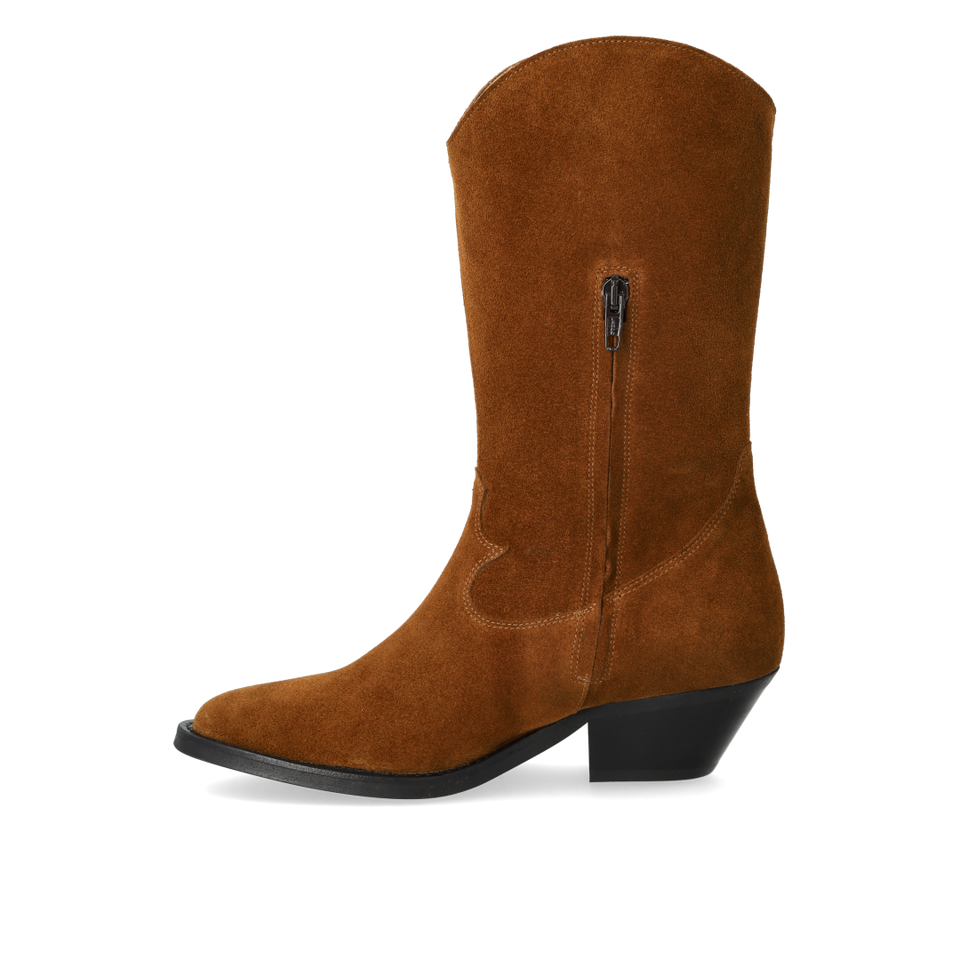 7867-101 Western Boot with Fringes Camel