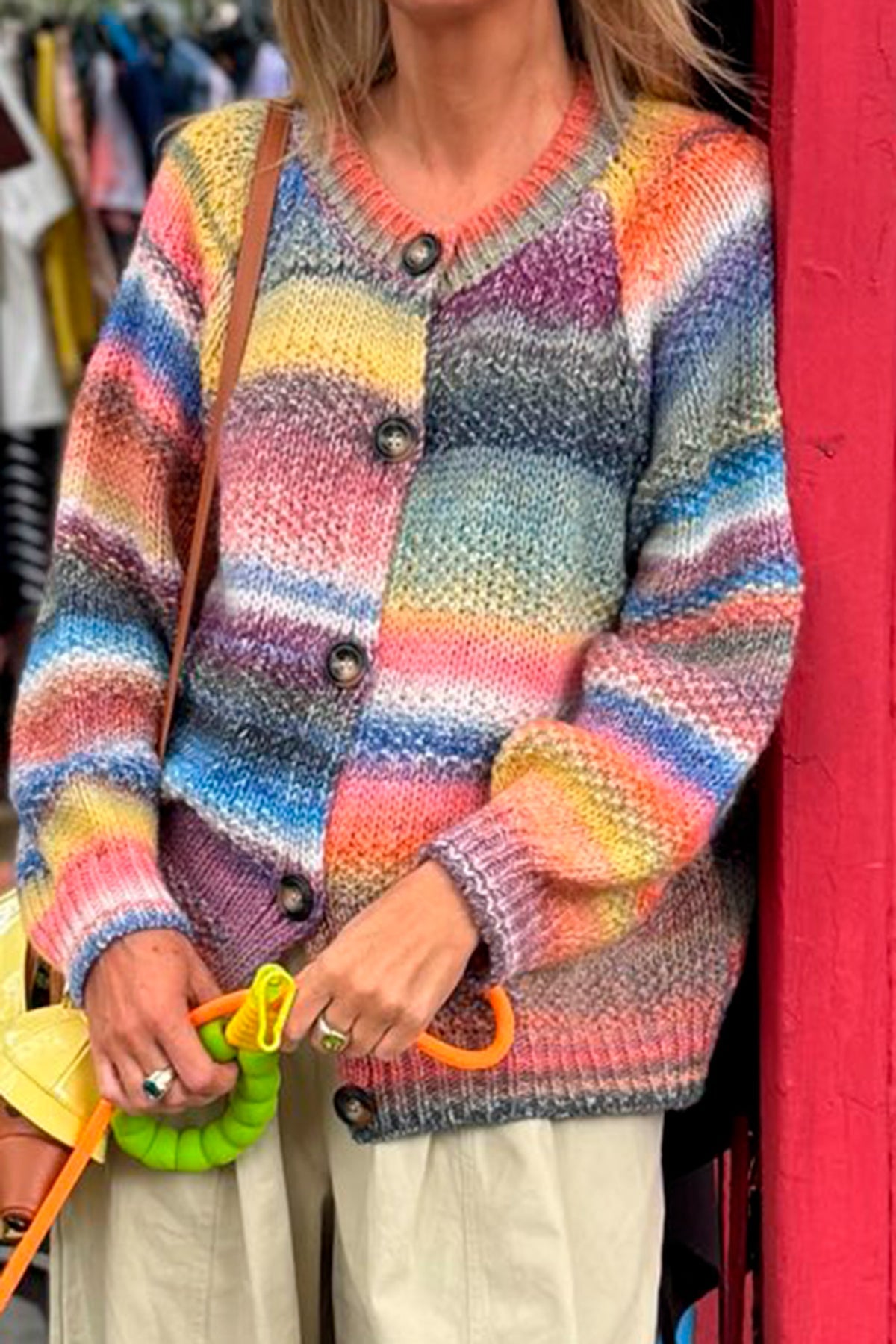 PadovaLL Knitted Cardigan LS Multi