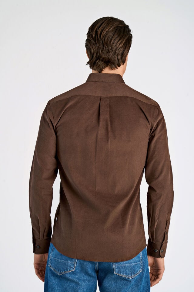 Mens - Fine Corduroy Button Down Shirt (30-203248A)