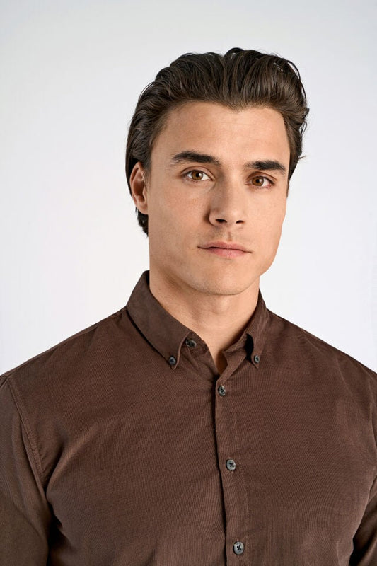 Mens - Fine Corduroy Button Down Shirt (30-203248A)