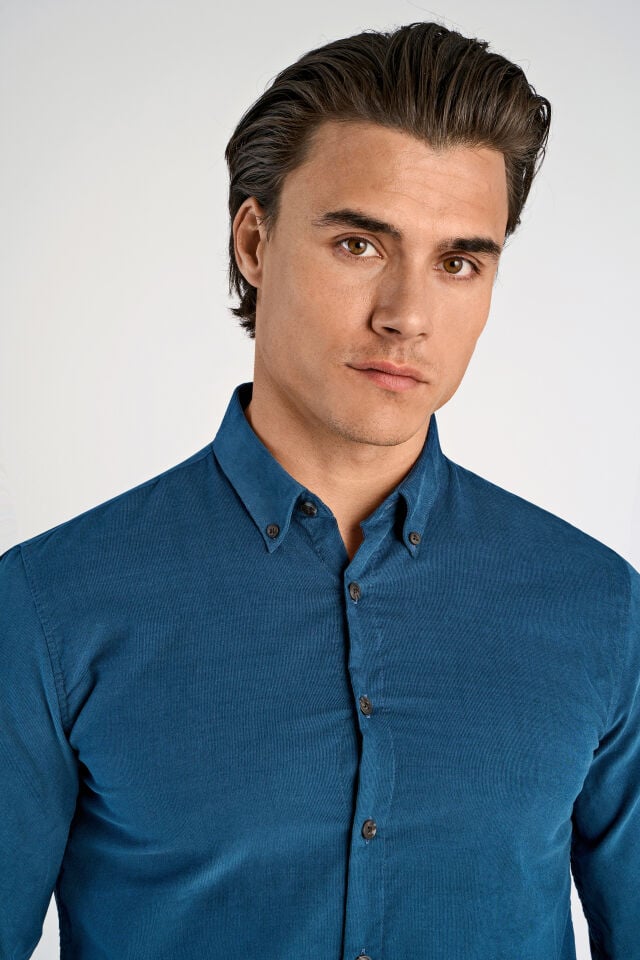 Mens - Fine Corduroy Button Down Shirt (30-203248A)