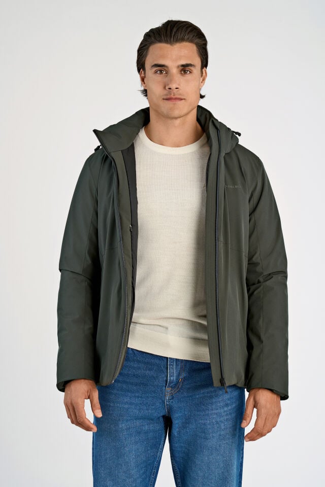 Mens - Weather Proof Parka Jacket Deep Army