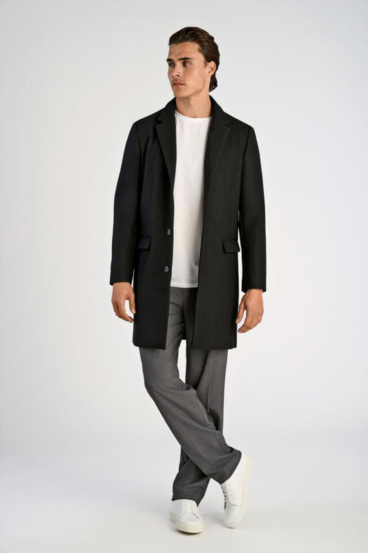 Mens - Classic Stylish Coat Black (30-303020)