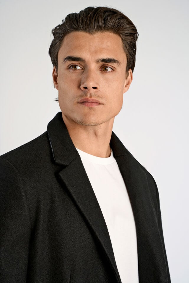 Mens - Classic Stylish Coat Black (30-303020)